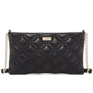 Kate Spade Bag Presley Astor Court Black Quilted Leather Crossbody